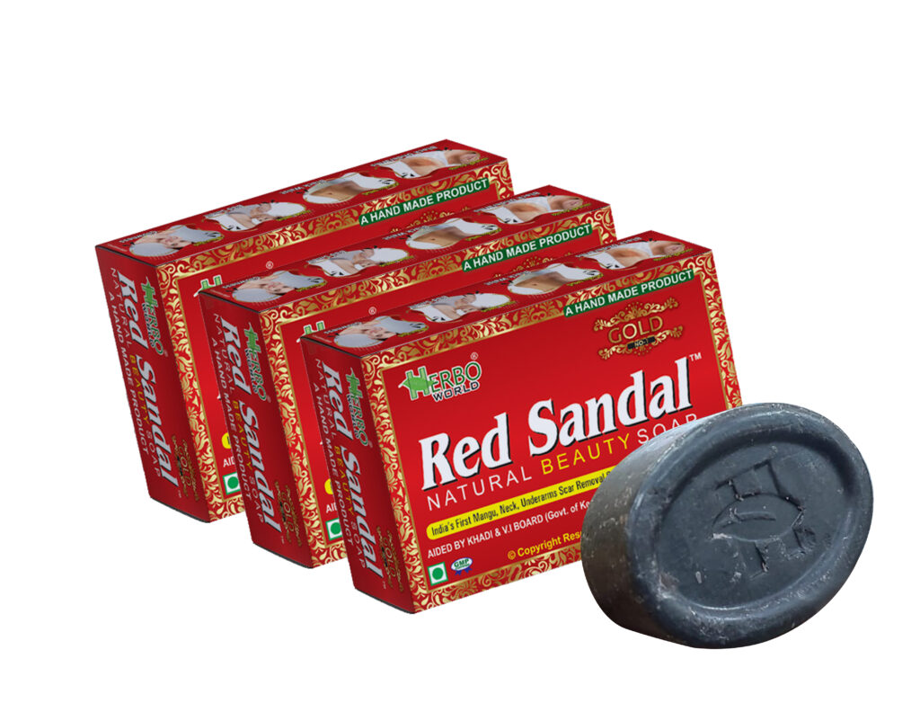 red sandal soap